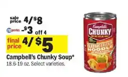 Meijer Campbell's Chunky Soup offer