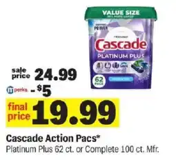 Meijer Cascade Action Pacs offer