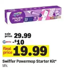 Meijer Swiffer Powermop Starter Kit offer
