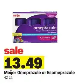 Meijer Meijer Omeprazole or Esomeprazole offer