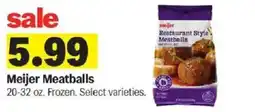 Meijer Meijer meatballs offer