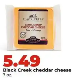 Hy-Vee Black Creek cheddar cheese offer