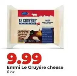 Hy-Vee Emmi Le Gruyère cheese offer