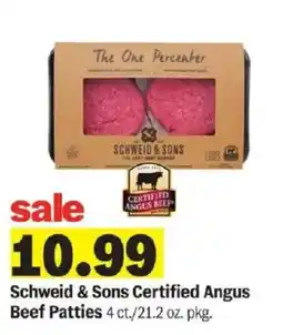 Meijer Schweid & Sons Certified Angus Beef Patties offer