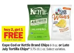 Meijer Cape Cod or Kettle Brand Chips offer