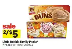 Meijer Little Debbie Family Packs offer