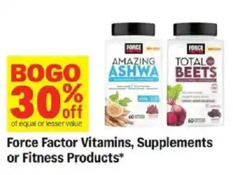 Meijer Force Factor Vitamins, Supplements or Fitness Products offer