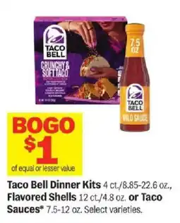 Meijer Taco Bell Dinner Kits offer