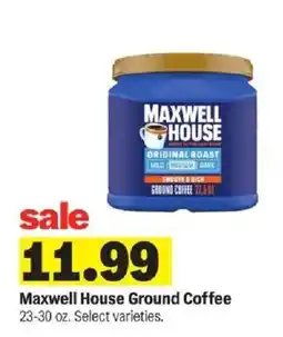 Meijer Maxwell House Ground Coffee offer