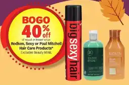 Meijer Redken, Sexy or Paul Mitchell Hair Care Products offer