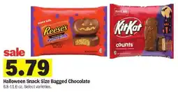 Meijer Halloween Snack Size Bagged Chocolate offer