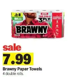Meijer Brawny Paper Towels offer