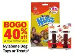 Meijer Nylabone Dog Toys or Treats offer