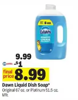 Meijer Dawn liquid dish soap offer