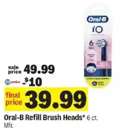 Meijer Oral-B Refill Brush Heads offer