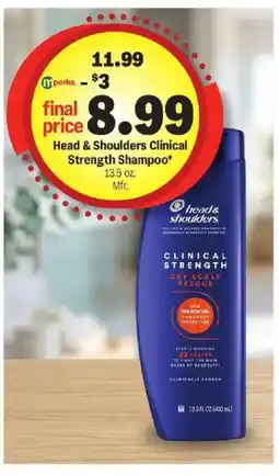 Meijer Head & Shoulders Clinical Strength Shampoo offer
