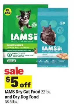 Meijer Iams Dry Cat Food and Dry Dog Food offer
