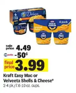 Meijer Kraft Easy Mac or Velveeta Shells & Cheese offer