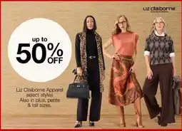 JC Penney Liz Claiborne Apparel offer