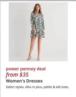 JC Penney Power Penney Deal Women's Dresses offer