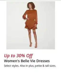 JC Penney Women's Belle Vie Dresses offer