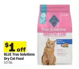 Meijer Blue True Solutions Dry Cat Food offer
