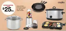 JC Penney Cooks Griddle, 6-Qt. Slow Cooker Or 2-Slice Toaster offer