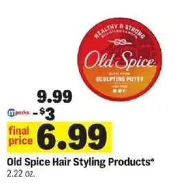 Meijer Old Spice Hair Styling Products offer