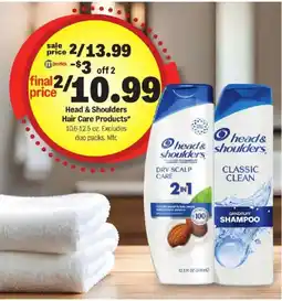 Meijer Head & Shoulders Hair Care Products offer
