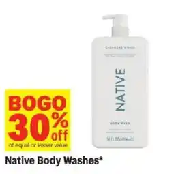 Meijer Native Body Washes offer
