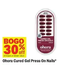 Meijer Ohora Cured Gel Press On Nails offer