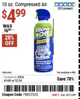 Harbor Freight Tools Compressed Air offer