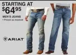 Dunham's Sports Ariat men's jeans offer