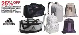 Dunham's Sports Adidas Duffel Bags, Backpacks and Sackpacks offer