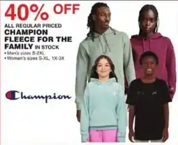 Dunham's Sports Champion fleece for the family offer