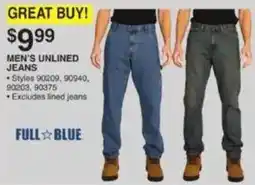 Dunham's Sports Full Blue Men's Unlined Jeans offer