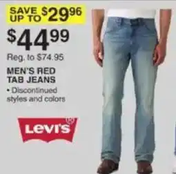 Dunham's Sports Levi's Men's Red Tab Jeans offer