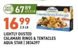 US Foods Chef's Store Aqua Star lightly dusted calamari rings & tentacles offer