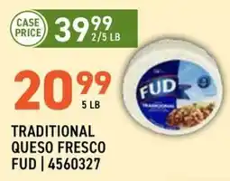 US Foods Chef's Store Fud traditional queso fresco offer