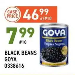 US Foods Chef's Store Goya black beans offer