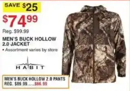 Dunham's Sports Habit men's buck hollow 2.0 jacket offer