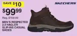 Dunham's Sports Skechers men's respected 2.0 hagler slip-ins casual shoes offer