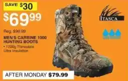 Dunham's Sports Itasca men's carbine 1000 hunting boots offer