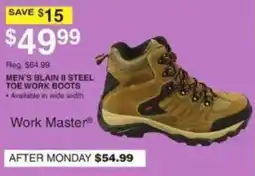 Dunham's Sports Work Master Men's Blain II Steel Toe Work Boots offer