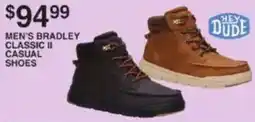 Dunham's Sports Hey Dude Men's Bradley Classic II Casual Shoes offer