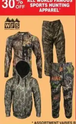 Dunham's Sports Wfs all world famous sports hunting apparel offer