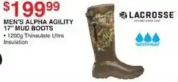 Dunham's Sports Lacrosse men's alpha agility 17" mud boots offer