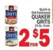 Ctown Quaker grits offer