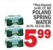 Ctown Poland spring water offer