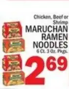 Ctown Maruchan ramen noodles offer